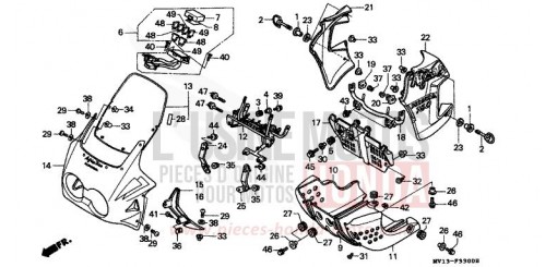 CAPOT XRV750L de 1990